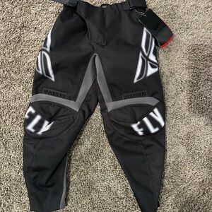 Fly Racing Black and white Pants